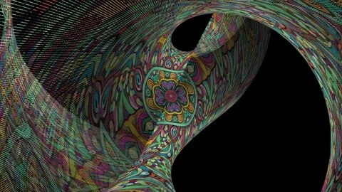 An animated dotted organic background. Stock Footage 267082431