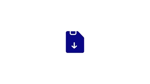 Animated Download Web Application icon concept Stock Footage 263965790