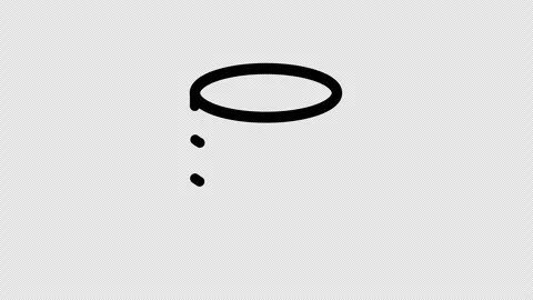 Animated drawing of a database icon on transparent background for data storage Stock Footage 345417776