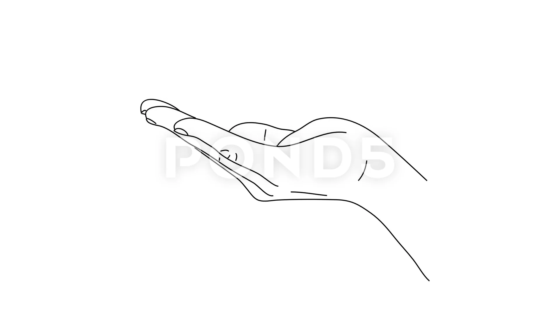 Pair of female hands palm down with open fingers Stock Vector by ©maystra  256861024