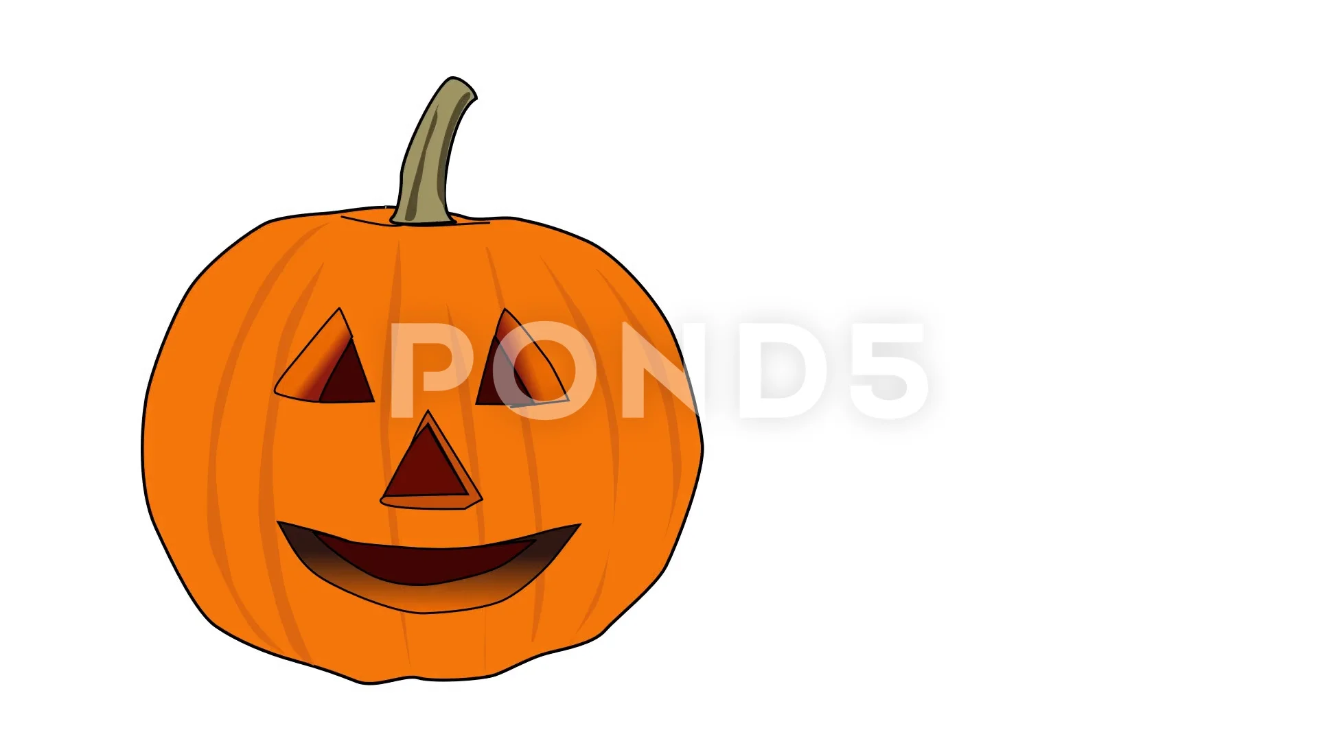 Hand Drawn of Jack-o-Lantern Pumpkin For Halloween Celebration Drawing by  Iam Nee - Pixels