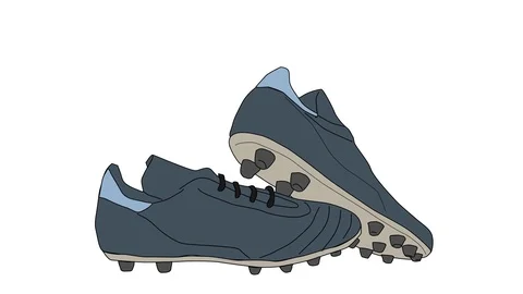 soccer cleats sketches