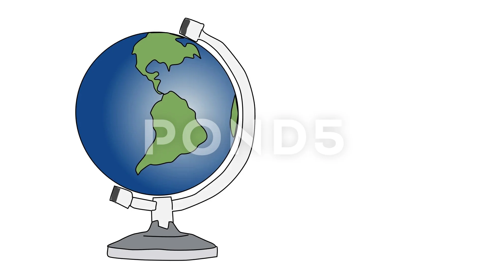 Globe terrestre stylisé illustration stock. Illustration du