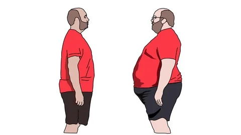 Animated drawing of side by side compari... | Stock Video | Pond5