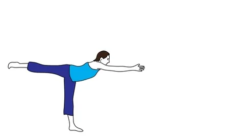 A Girl Practicing Yoga, Woman Yoga, Pose Yoga, Animated Gifs Free PNG And  Clipart Image For Free Download - Lovepik | 400221979