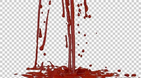 cartoon blood dripping