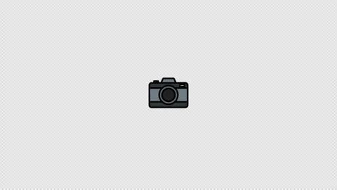 Animated DSLR Camera with Shutter Aperture Loop Stock Footage 328842510