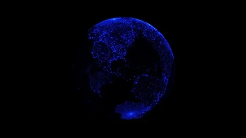 Animated Earth Globe Stock Footage 77266045