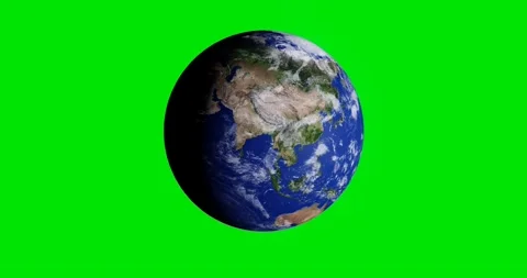 Spinning Earth Green Screen Stock Footage ~ Royalty Free Stock Videos ...