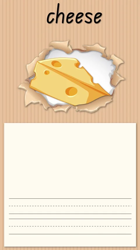 Animated Educational Video Teaching the Letter C with Cheese Illustration Stock Footage 329457030