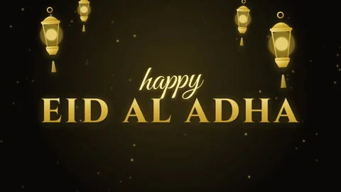 Animated Eid Al Adha Celebration Background. 스톡 동영상 334720176