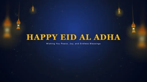 Animated Eid Al Adha Celebration Background. Vídeos de archivo 335762498