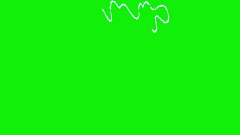 Animated Electric Effects Green Screen VFX  Lightning Surge, Electronic Overlay Stock Footage 318885849