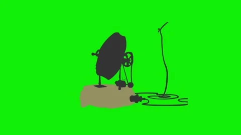 Animated Electric Effects Green Screen VFX  Lightning Surge, Electronic Overlay Stock Footage 318885951