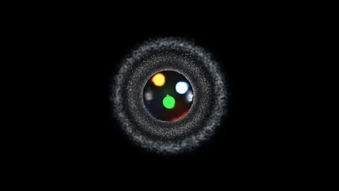 Animated Elements of the Early Universe Video stock 88932368