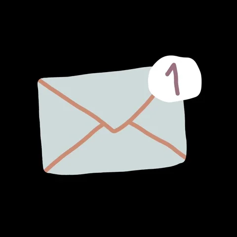Animated email icon with envelope and playful motion Stock Footage 313112643