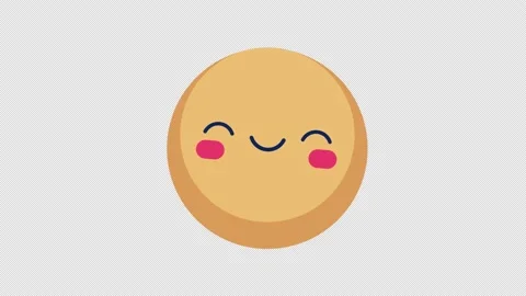 Animated Emoji Happy Face Infinite loop ... | Stock Video | Pond5