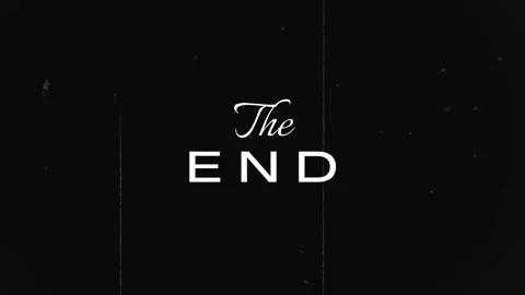 The End Cartoon Animation
