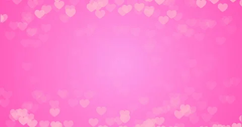 Animated endless pink background for Valentine's Mother's Wedding Day. Stock Footage 102235137