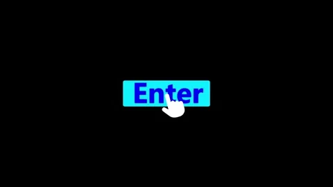Animated Enter text with mouse clicking effect. Stock-Footage 334127477