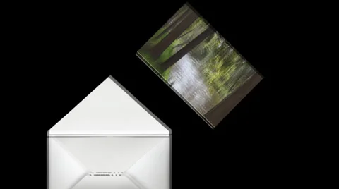 Animated Envelope Invitation (River 1 Scene) Video stock 33711869