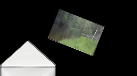 Animated Envelope Invitation (River 2 Scene) Stock Footage 33711870