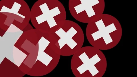 An animated error warning popup mimicking a classic operating system alert. Video stock 303941370