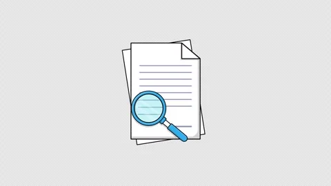 Animated Evidence Analysis Concept Video - Transparent Stock Footage 277107644