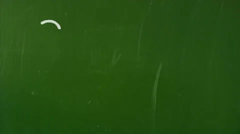 Animated example on the school Board Stock Footage 65938115