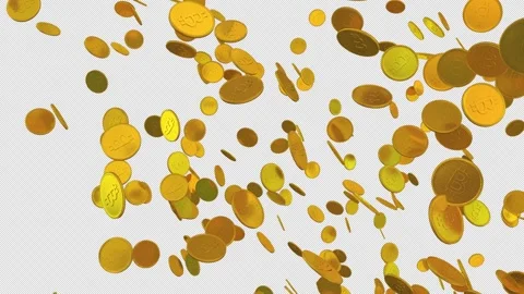 Animated exploding bit coins b Vídeos de archivo 280004229