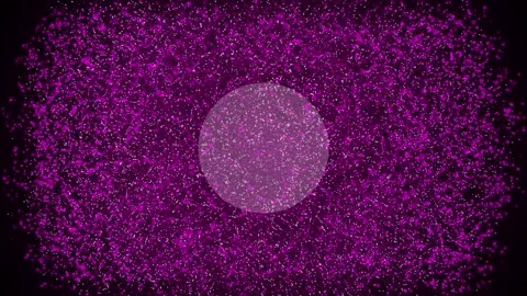Animated exploding purple particles background Stock Footage 172169979