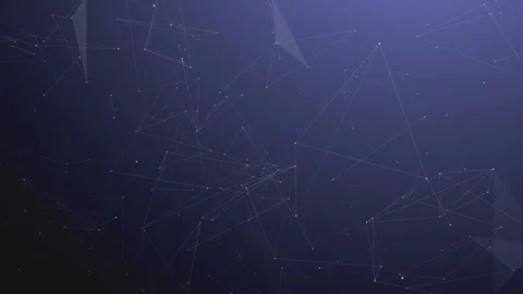 Animated Expressive Background with Plexus Lines and Triangles. Video stock 153539188