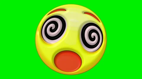 Animated faces with emotions on a green background. Stock Footage 320552492