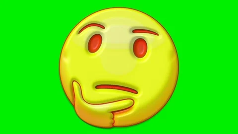 Animated faces with emotions on a green background. Stock Footage 320552552