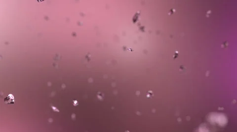 Animated falling diamonds in a loop. Beauty, love, value, desire. Stock Footage 33940407