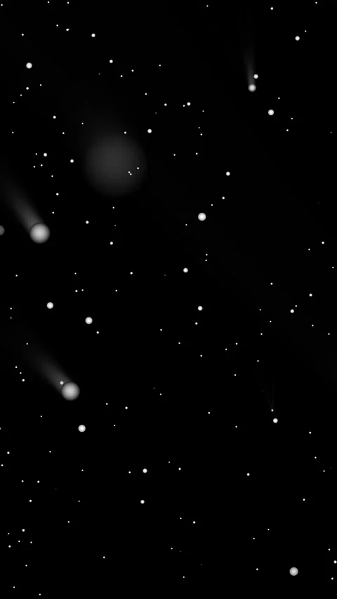 Animated falling snow or stars with motion blur on black background winter .. Stock Footage 337459417