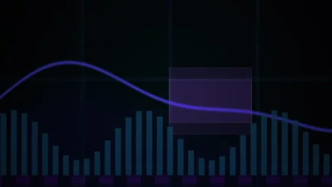 Animated Financial Data Visualization with Moving Line Chart and Bar Graphs Stock Footage 344719367