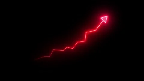 Animated Financial Growth Graph. Graph Depicting Financial Growth, Stock Ma.. Stock Footage 310154948