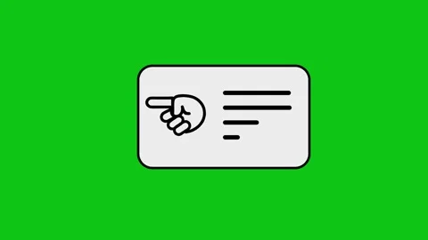 Animated finger pointer clicking checklist on white frame against vibrant g.. Stock Footage 346496943