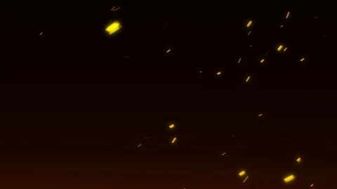 Animated Fire Embers (burning particles) Stock Footage 112145666