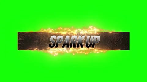 Animated fire text effect with burning flames on a green screen background for Stock Footage 347344752
