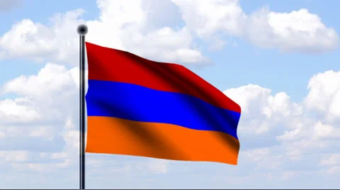 Animated Flag of Armenia Vidéo 24362255