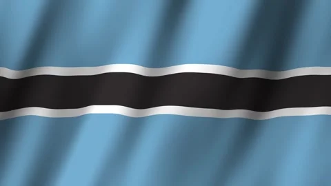 Animated Flag Botswana 4k video Video stock 292838054