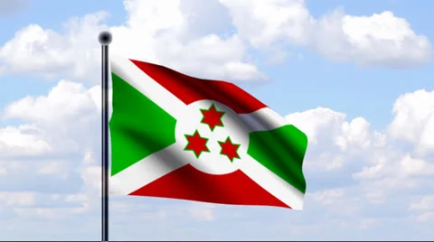 Animated Flag of Burundi Vidéo 24496198