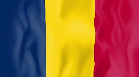Animated flag of Chad Stock Footage 58779537