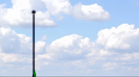 Animated Flag of Equatorial Guinea Stock Footage 24182429