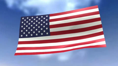 Animated flag Stock Footage 27860742