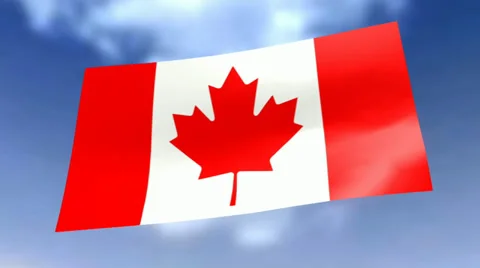Animated flag Stock Footage 27862152