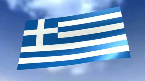 Animated flag Stock Footage 27863622