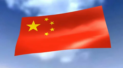 Animated flag Stock Footage 27865725